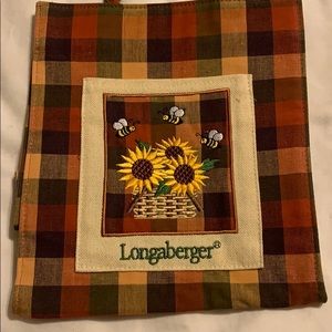 Longaberger Homestead lunch tote NWOT